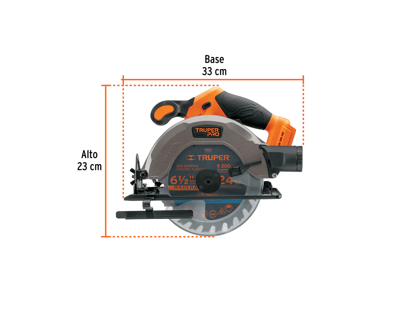 Sierra Circular Truper 103257, 6-1/2