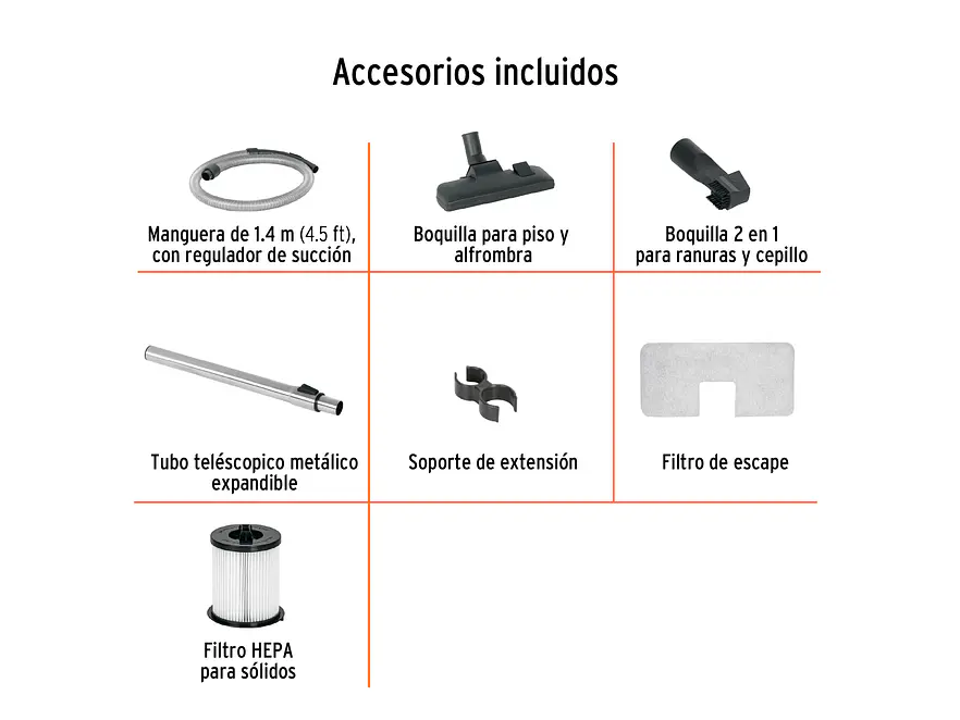 Aspiradora Canister Truper 103191 de 1200W con Filtro HEPA - Foto 3 | aztools.co