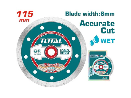 Disco De Corte Diamantado Continuo 4 1/2 115Mm Total Tac2121153 - Envío a todo Colombia | aztools.co