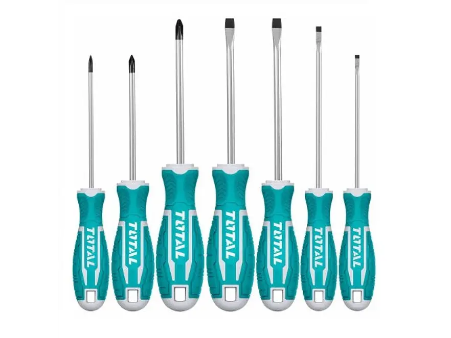 Destornillador Cromo Vanadium Juego X 7 Pzs Super Select Total Tht2506072 - Envío a todo Colombia | aztools.co