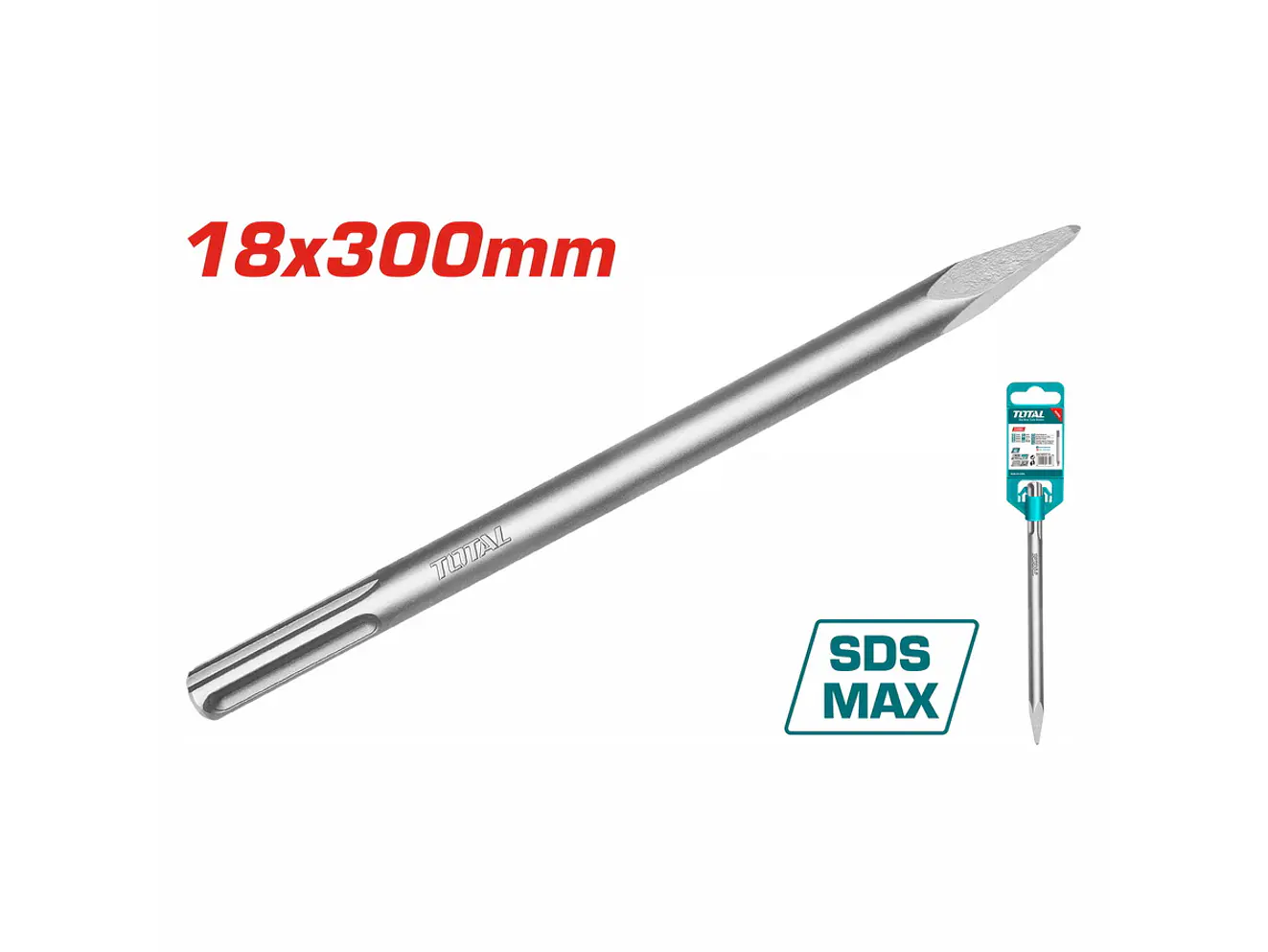 Cincel Punta Sds Max 18 X 300 Mm Super Total Tac1521181 - Envío a todo Colombia | aztools.co
