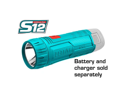 Linterna Inalambrica 12V 100 Lumenes Total Bateria Y Cargador No Incluido Twli1201 - Envío a todo Colombia | aztools.co
