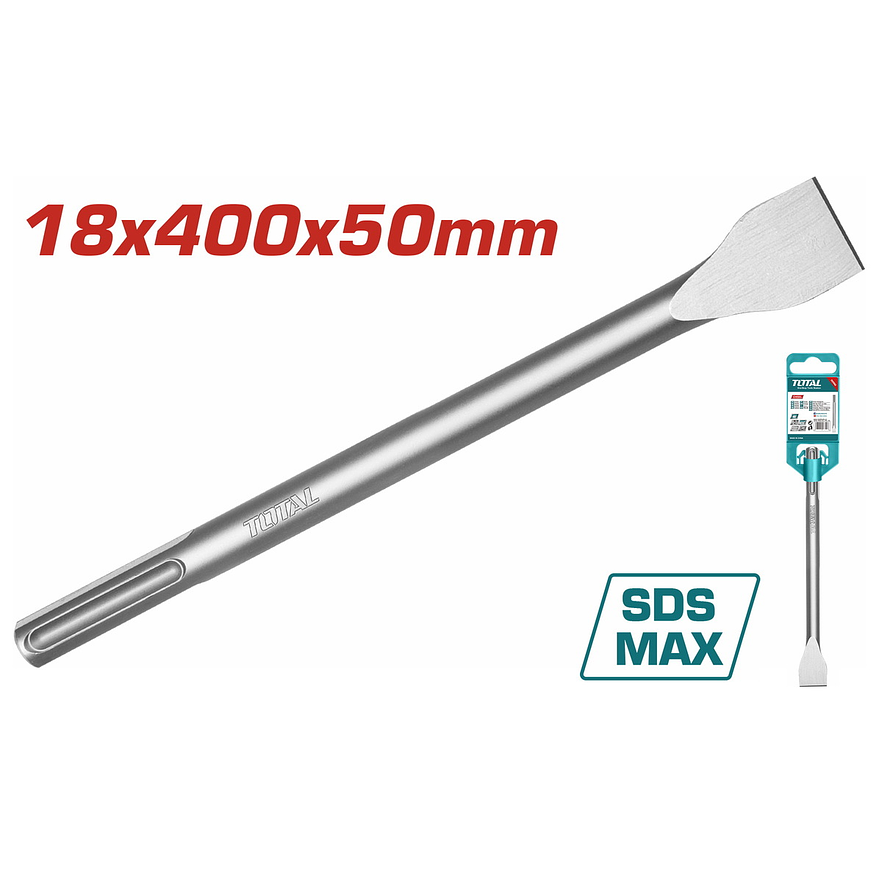 Cincel Plano Sds Max 18 X 400 X 50 Mm Super Total Tac15221822