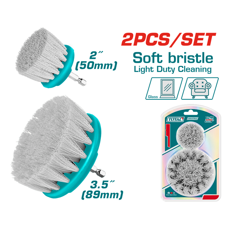 Set De Cepillo Para Taladro 3,5