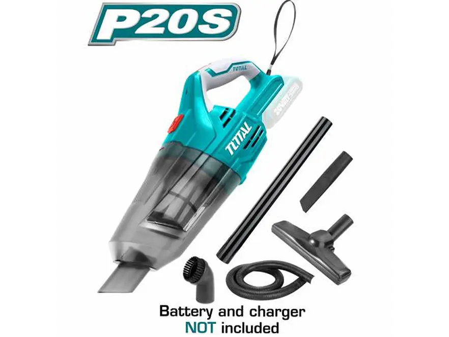 Aspiradora de Mano Inalámbrica 20V TOTAL TVLI2001 (Sin Batería y Cargador) - Foto 1 | aztools.co