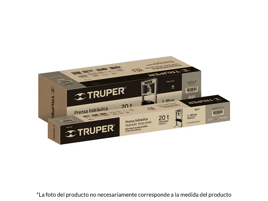 Prensa hidráulica 30 toneladas Truper 13739 con gato de botella  - Foto 4 | aztools.co
