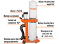 Colector de Polvo Truper 103164 con Motor de 1 HP (750 W) - Miniatura 2 | aztools.co