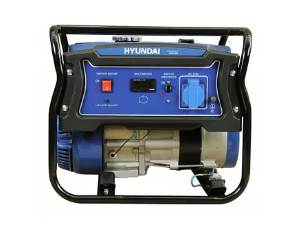 Planta Eléctrica Hyundai HYDG1500 1400W a Gasolina, Monofásica - Foto 1 | aztools.co