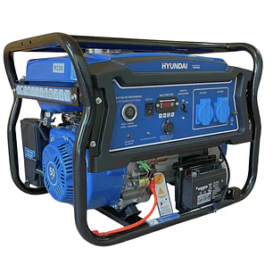 Planta Eléctrica Hyundai HYDG4950E 4.545watts, 4.000W continuo a Gasolina Monofásica 110/220v