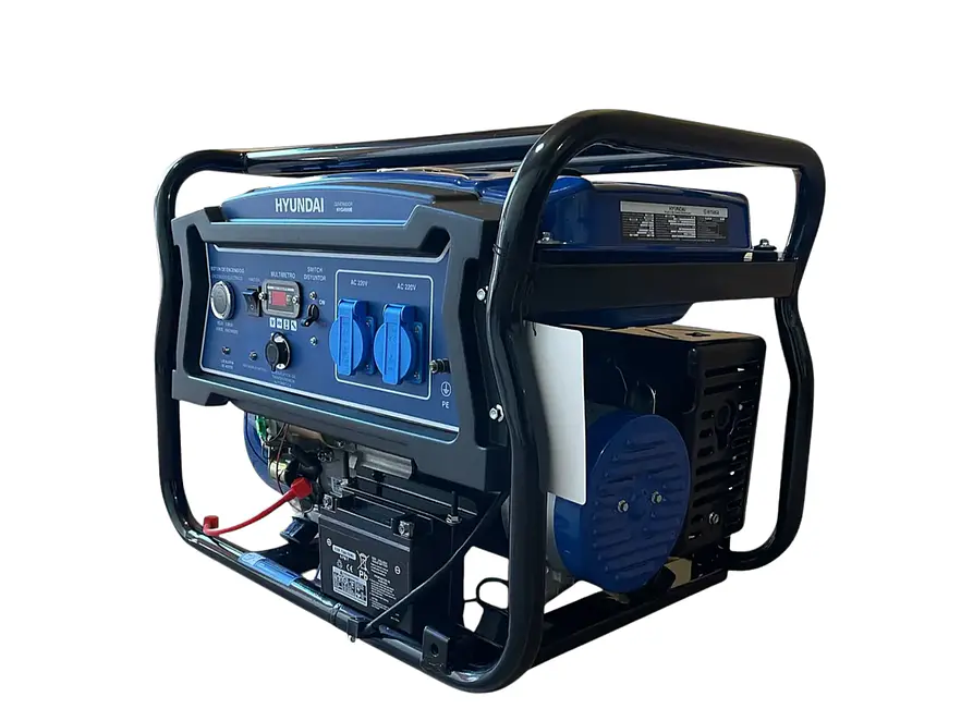 Planta Eléctrica Hyundai HYDG4950E, 4000W, a Gasolina Monofásica - Foto 3 | aztools.co