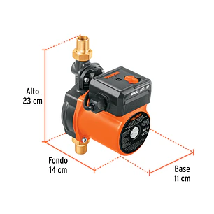 Bomba Presurizadora Truper 14635, 1/6 HP Aumenta la Presión del Agua en Casa