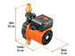 Bomba Presurizadora Truper 14635, 1/6 HP Aumenta la Presión del Agua en Casa - Miniatura 2 | aztools.co