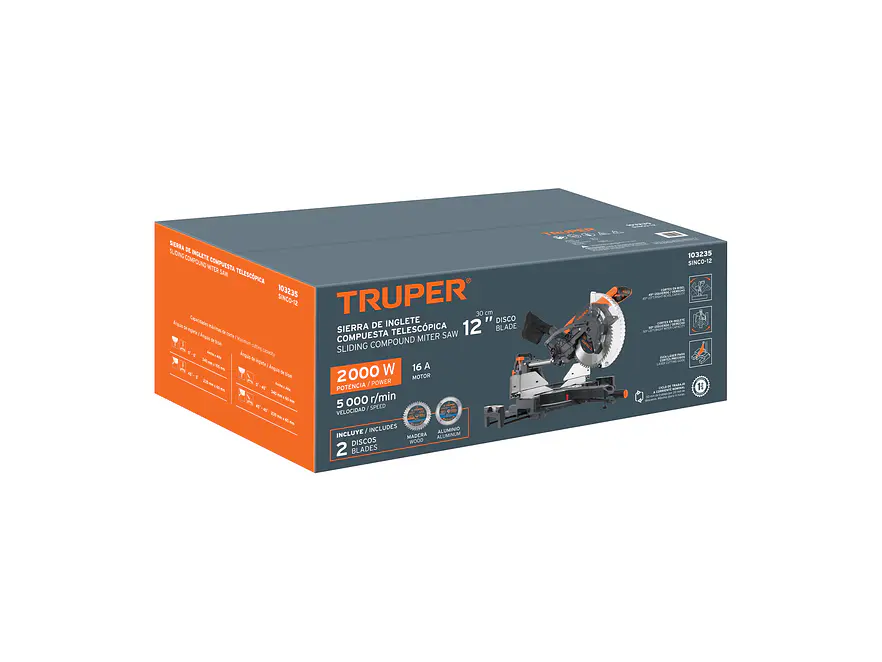 Sierra de Inglete Truper 103235, 12
