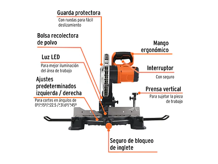 Sierra de Inglete Truper 103236, 10