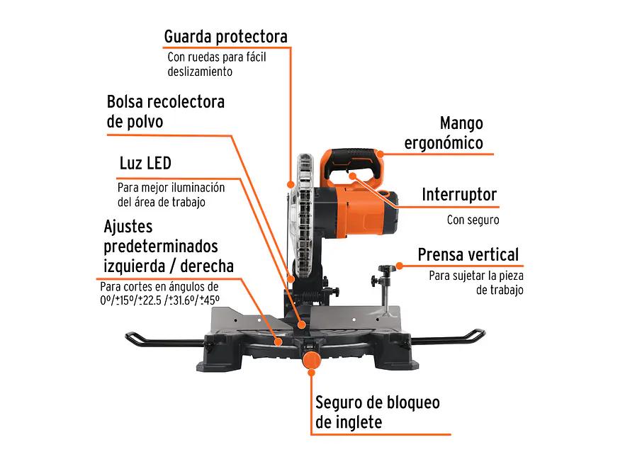Sierra de Inglete Truper 103236, 10