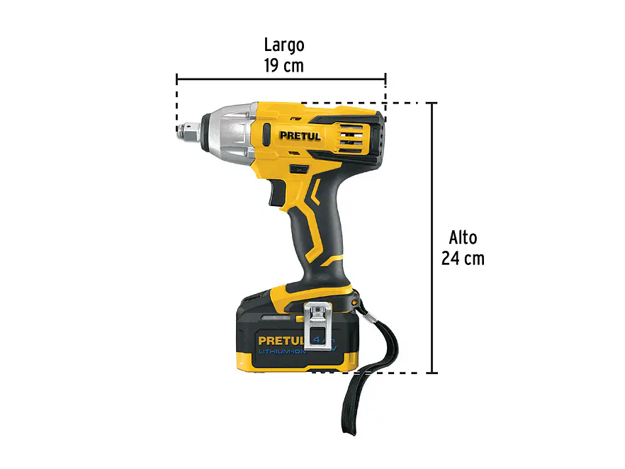 Llave de Impacto Pretul 28268, 1/2