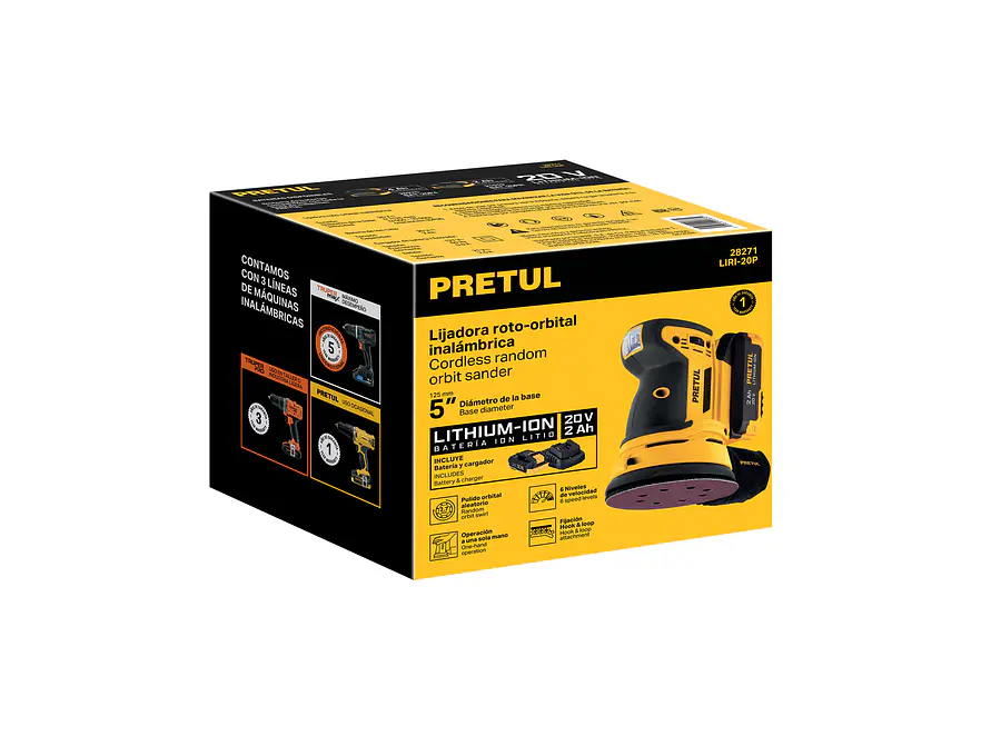 Lijadora Roto-Orbital Pretul 28271, 5