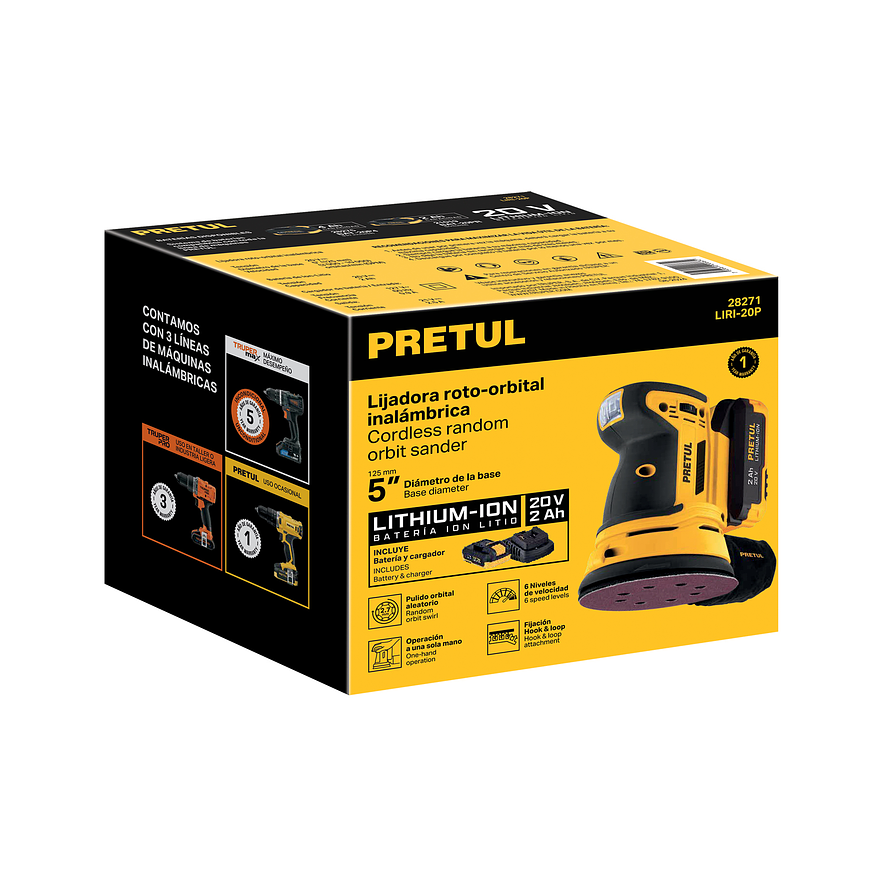 Lijadora Roto-Orbital Pretul 28271, 5