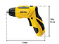 Destornillador de Dos Posiciones Pretul 26402, 3.6V - Miniatura 3 | aztools.co