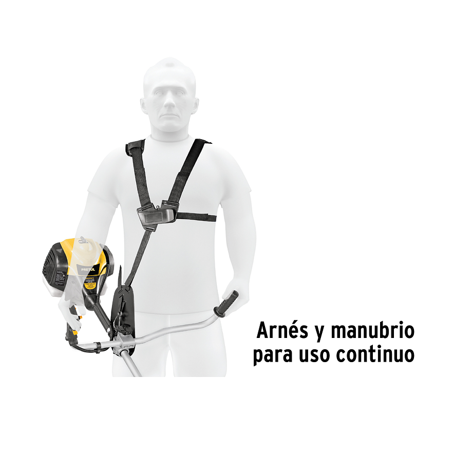 Guadaña Pretul 26104 1.8HP 52cc | Manubrio Bici 3