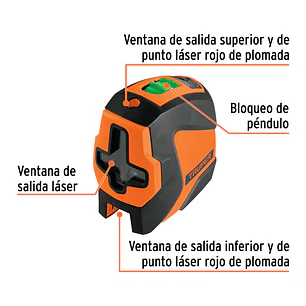 Nivel Láser Verde Truper 100810, con Plomada, Alcance 30 m