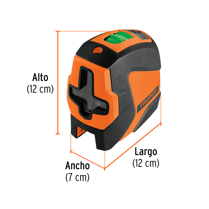 Nivel Láser Verde Truper 100810, con Plomada, Alcance 30 m 3
