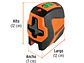 Nivel Láser Verde Truper 100810, con Plomada, Alcance 30 m - Miniatura 3 | aztools.co