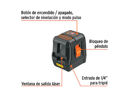 Nivel Láser Truper 17079 10m Autonivelación - Foto 2 | aztools.co