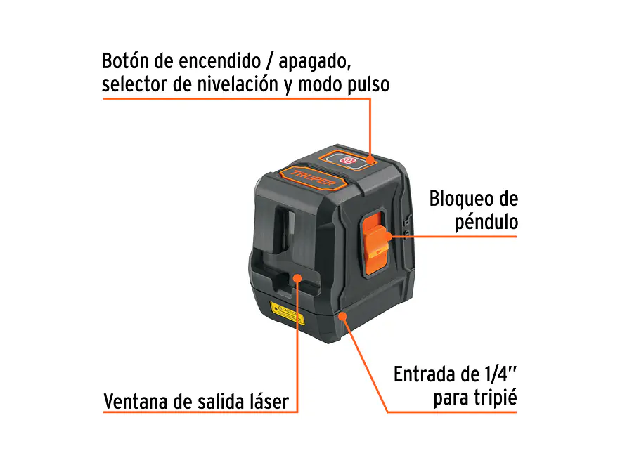 Nivel Láser Truper 17079 10m Autonivelación - Foto 3 | aztools.co