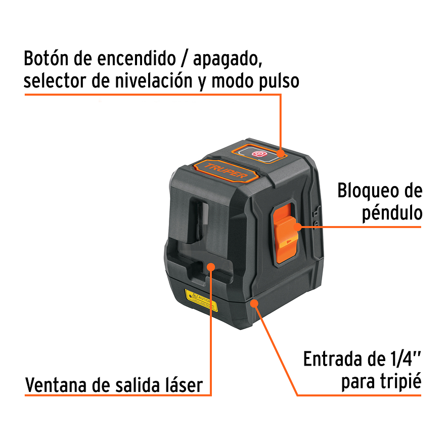 Nivel Láser Truper 17079 10m Autonivelación 3