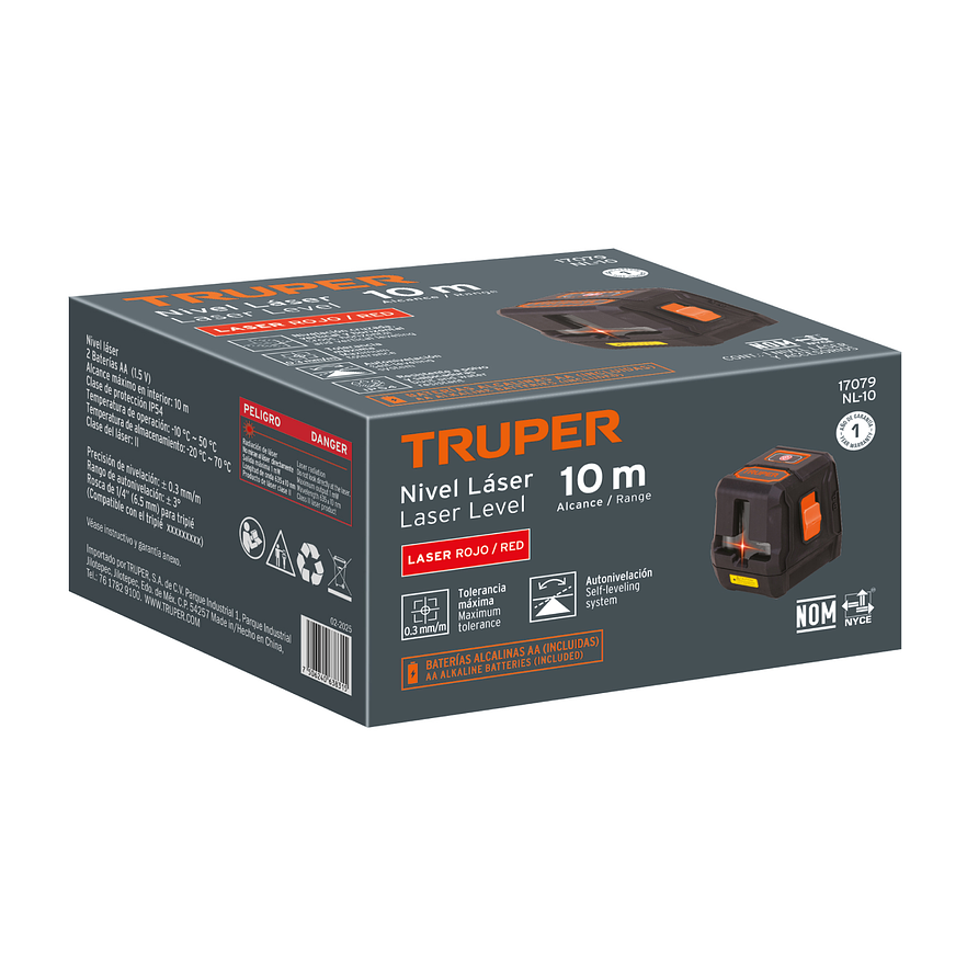 Nivel Láser Truper 17079 10m Autonivelación 8