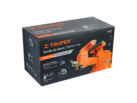 Prensa de banco industrial 8' Truper 18595, acero  - Foto 5 | aztools.co
