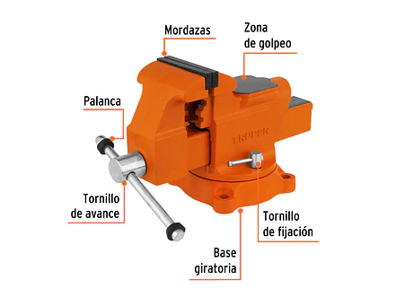 Prensa de Banco Truper 18592 Industrial 4