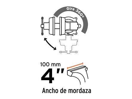 Prensa de Banco Truper 18592 Industrial 4