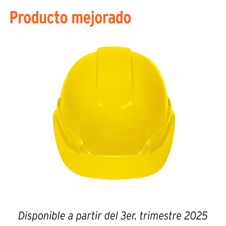 Casco de seguridad color amarillo Truper 14294 1