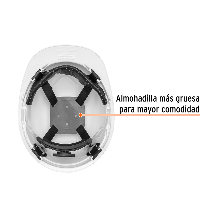 Casco de seguridad color blanco Truper 10370 2