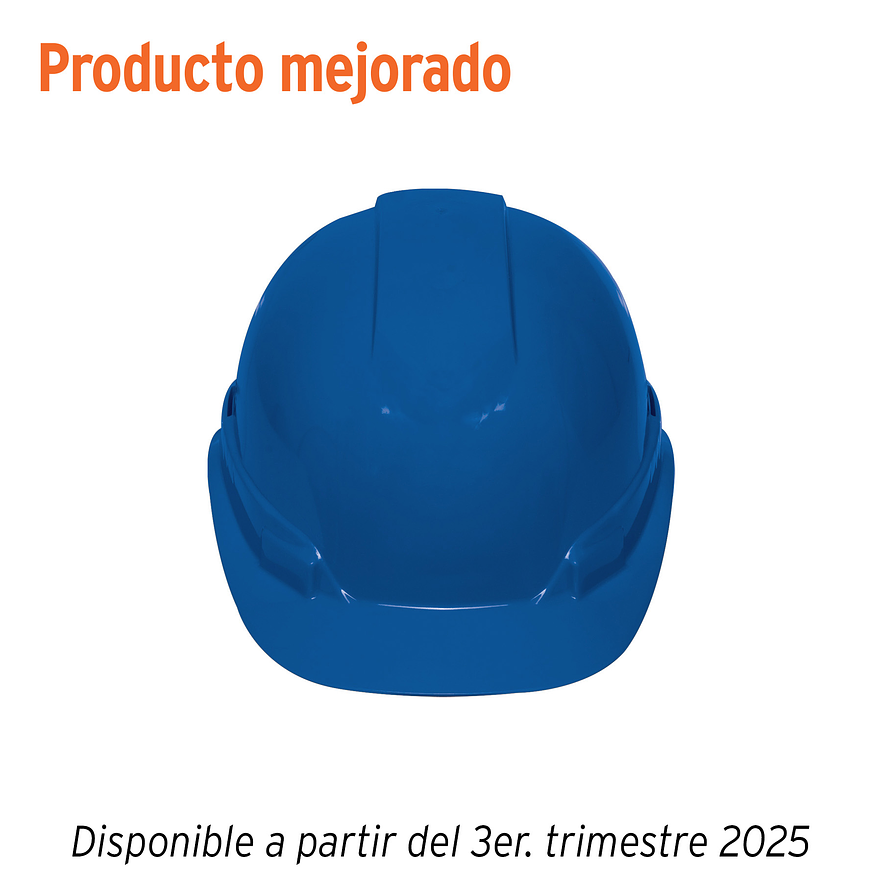 Casco de seguridad color azul Truper 10371 1