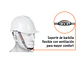 Barbuquejo con barbilla para casco de seguridad industrial Truper 12338 - Miniatura 2 | aztools.co