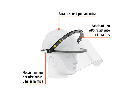 Adaptador Facial Truper 14318 para Casco - Foto 2 | aztools.co