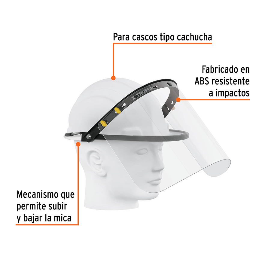 Adaptador Facial Truper 14318 para Casco 2