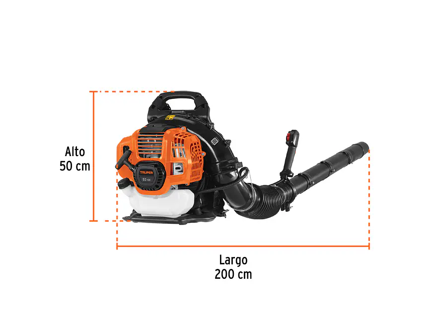 Sopladora a Gasolina Truper 102970, 53cc, Tipo Mochila - Foto 3 | aztools.co