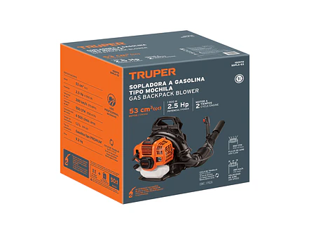 Sopladora a Gasolina Truper 102970, 53cc, Tipo Mochila - Foto 4 | aztools.co