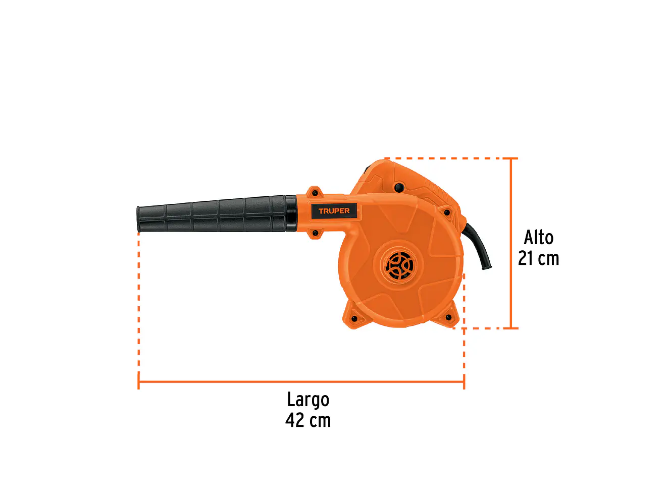 Sopladora/Aspiradora Eléctrica Truper 103019, de 650 W - Foto 3 | aztools.co