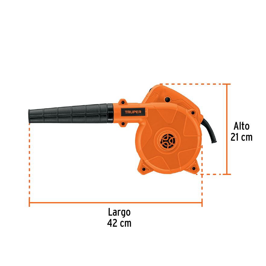 Sopladora/Aspiradora Eléctrica Truper 103019, de 650 W - Foto 3 | aztools.co