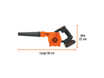 Sopladora para Taller Truper 103265, 20V, 1 Batería 2Ah - Foto 3 | aztools.co