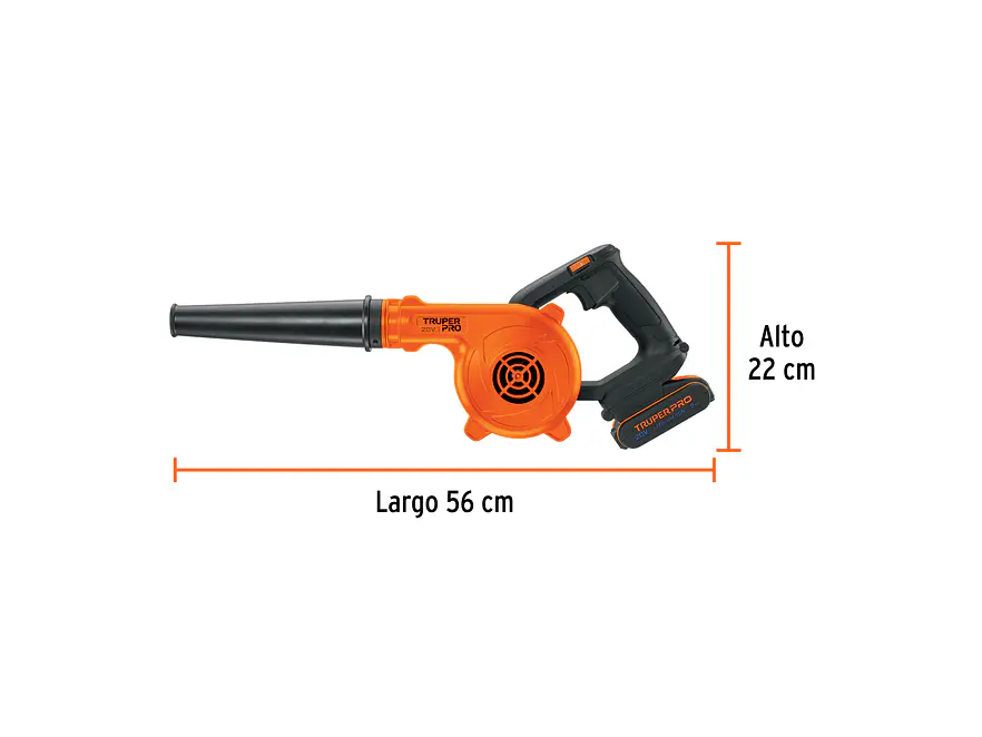 Sopladora para Taller Truper 103265, 20V, 1 Batería 2Ah - Foto 3 | aztools.co