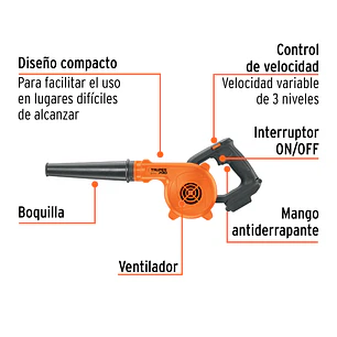Sopladora para Taller Truper 103266, 20V, Sin Accesorios