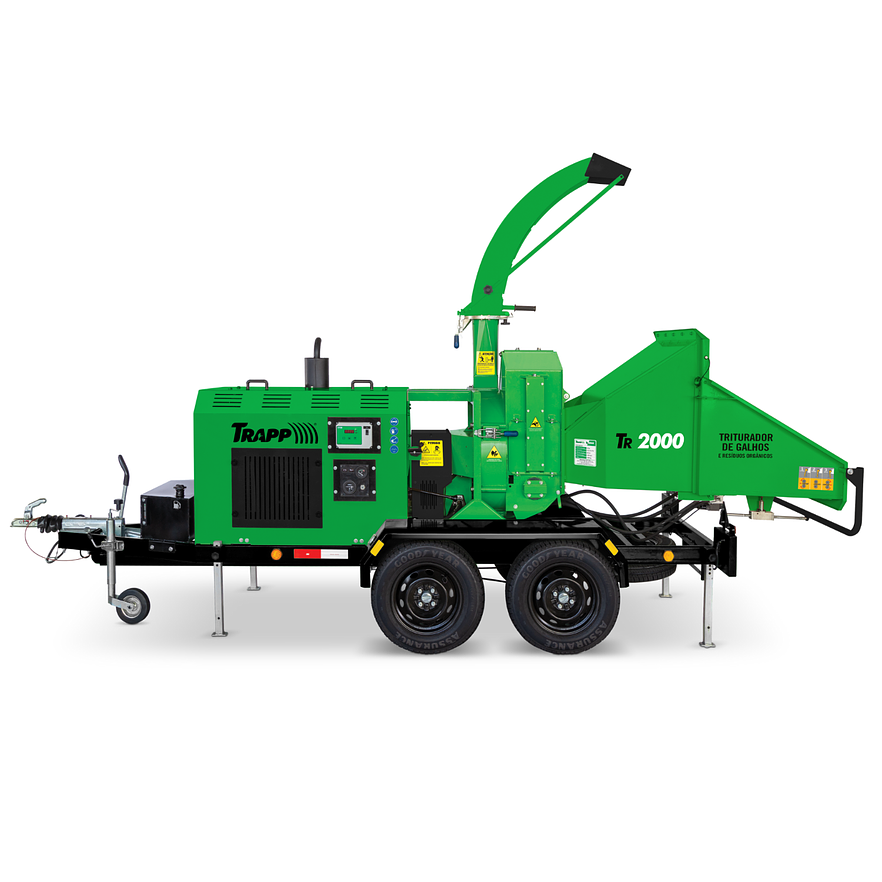 Chipeadora Trapp TR-2000 74 HP a Diésel, hasta 20 cm, con Remolque  - Foto 1 | aztools.co