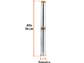 Bomba de Agua Sumergible Tipo Bala TRUPER 102977 2 HP (80m Altura, 220V) - Miniatura 3 | aztools.co