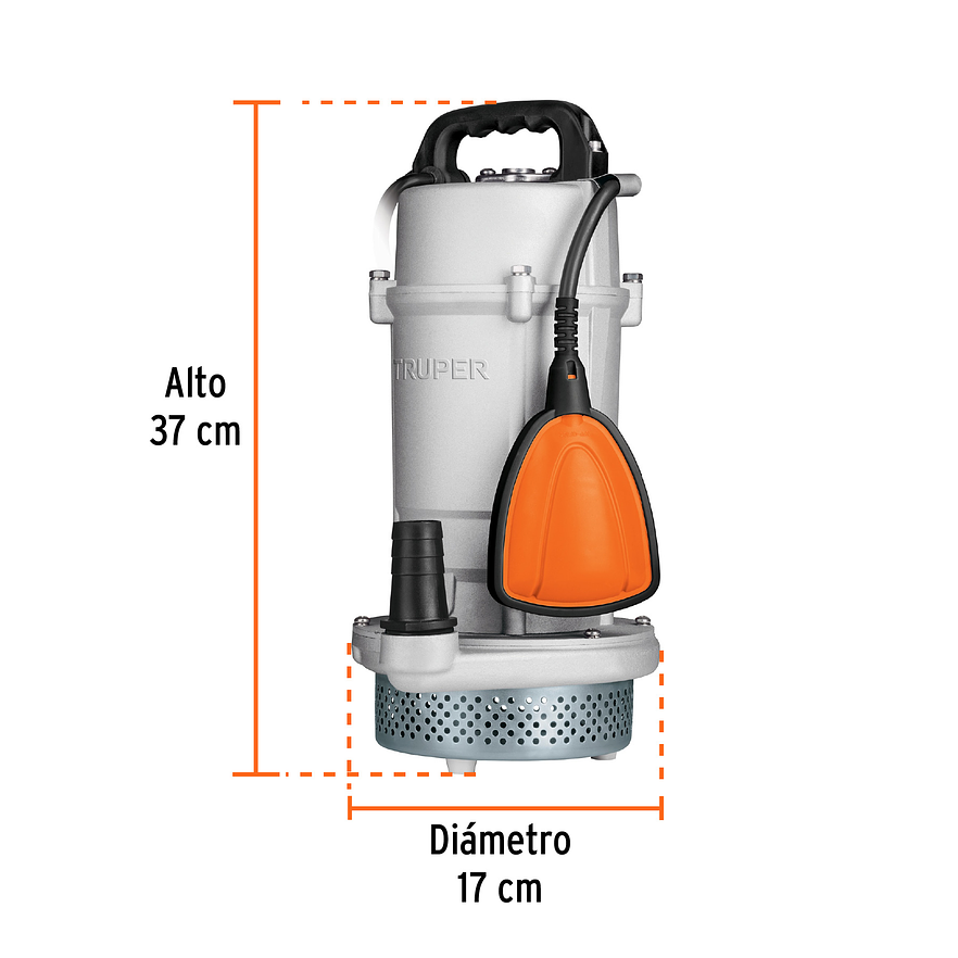 Bomba Sumergible para Agua Limpia Truper 15003 - Foto 3 | aztools.co
